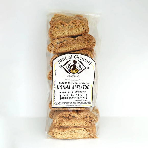 BISCOTTI DI NONNA ADELAIDE SOLO OLIO OLIVA 550 g