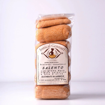 BISCOTTI SALENTO ZUCCHERATI 400 g CON OLIO OLIVA