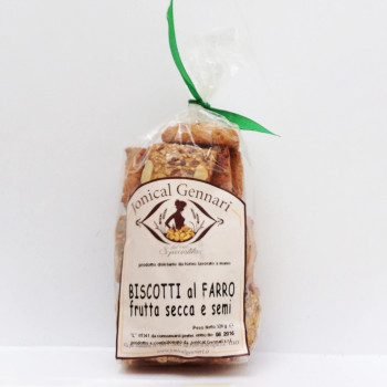 BISCOTTI AL FARRO UVETTA E FRUTTA SECCA 320 g