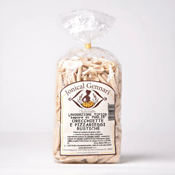 PIZZARIEDDI E ORECCHIETTE RUSTICHE 500 g