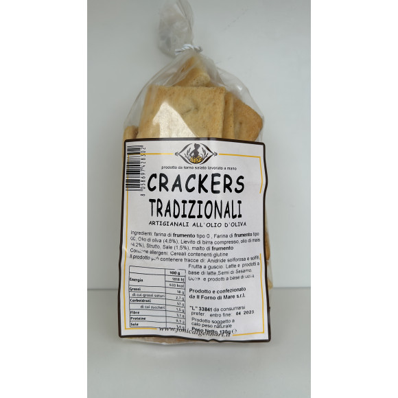 CRACKERS ARTIGIANALI TRADIZ.130 g