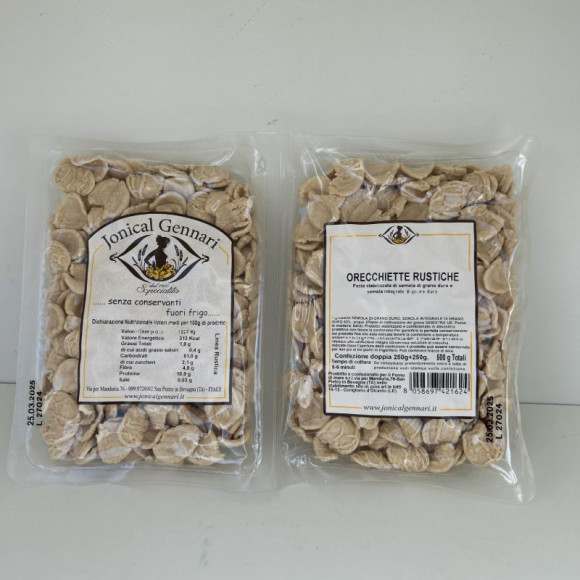 ORECCHIETTE FRESCHE RUST. IN ATM 250 + 250 g