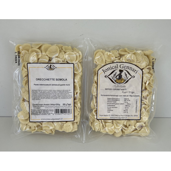 ORECCHIETTE FRESCHE SEM. IN ATM 250 + 250 g