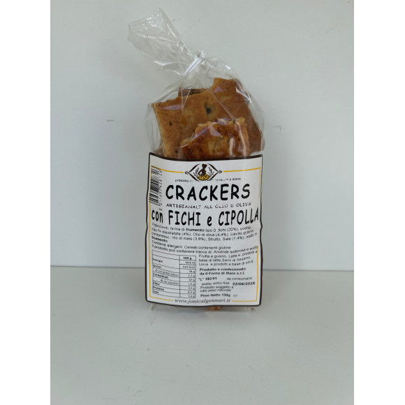 CRACKERS FICHI E CIPOLLA  130 g